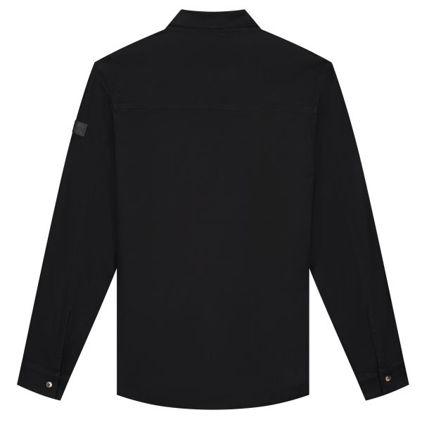 Malelions Cargo Overshirt Zwart