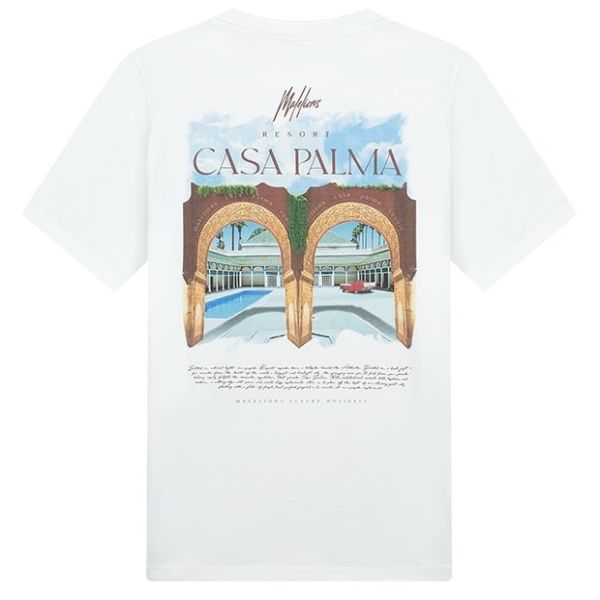 Malelions Luxury Resort T-shirt Wit