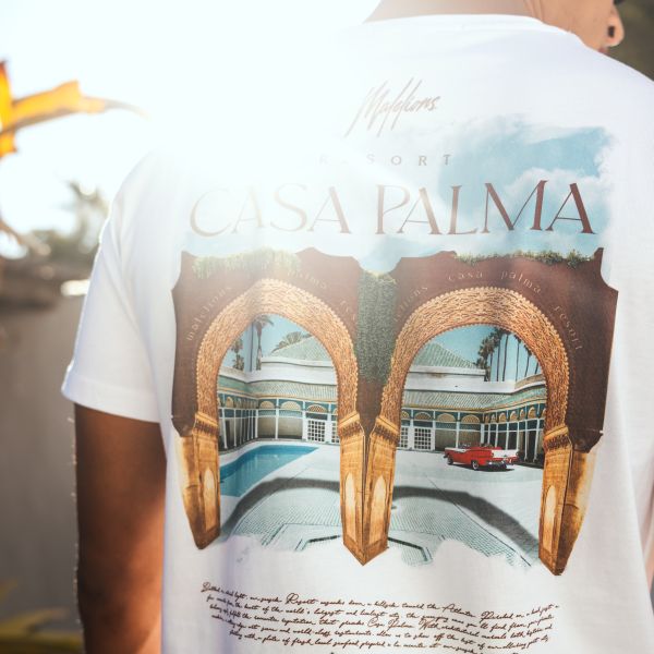 Malelions Luxury Resort T-shirt Wit
