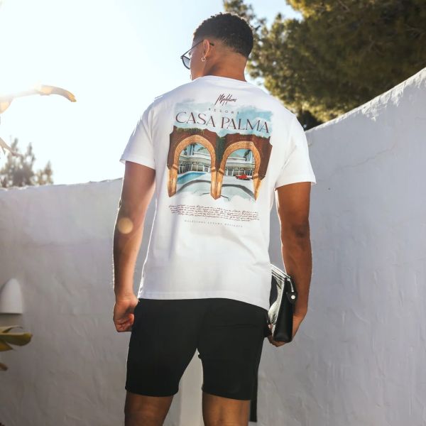Malelions Luxury Resort T-shirt Wit