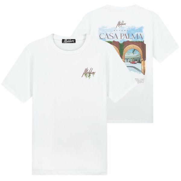 Malelions Luxury Resort T-shirt Wit