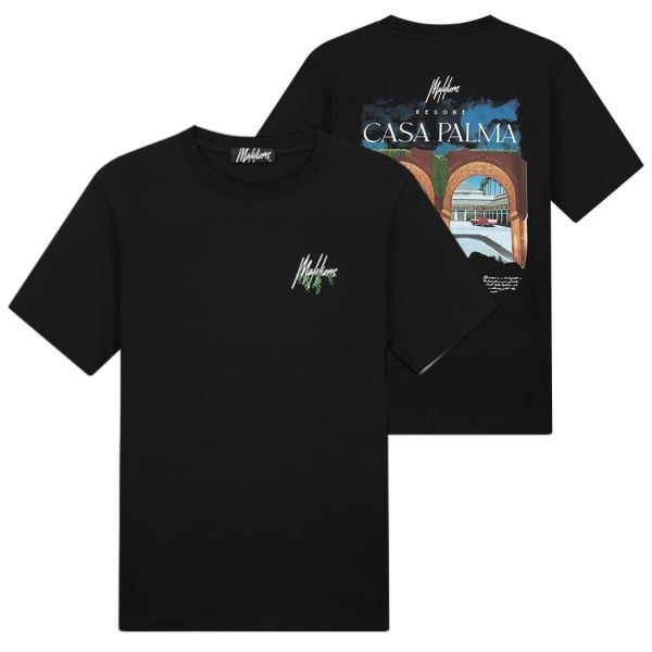 Malelions Luxury Resort T-shirt Zwart