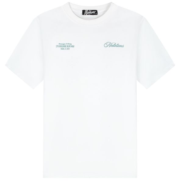 Malelions Champagne T-shirt Wit
