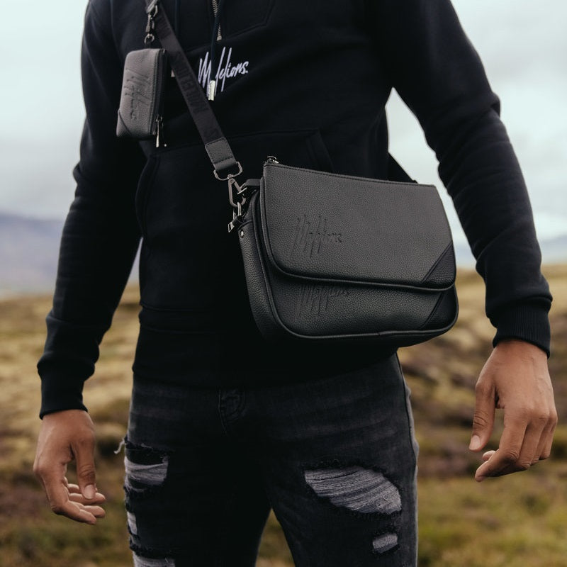Malelions Clever Messenger Bag Antraciet