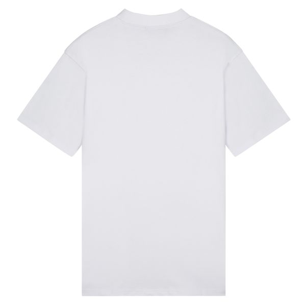Malelions Collar T-shirt Wit
