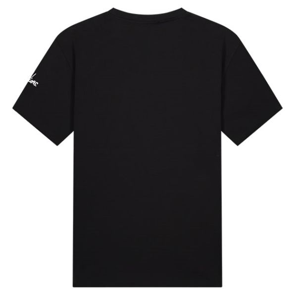 Malelions Collar T-shirt Zwart