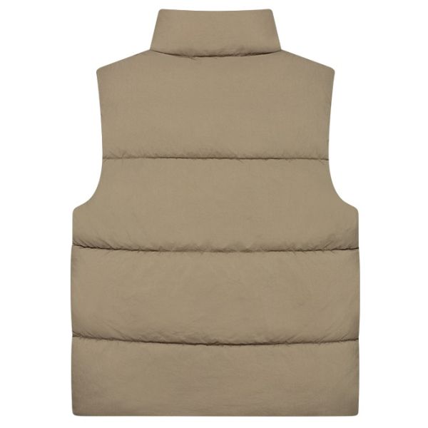 Malelions Crinkle Padded Bodywarmer Beige
