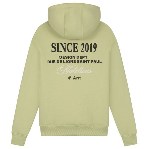 Malelions Design Hoodie Licht Groen