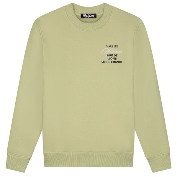 Malelions Design Sweater Licht Groen