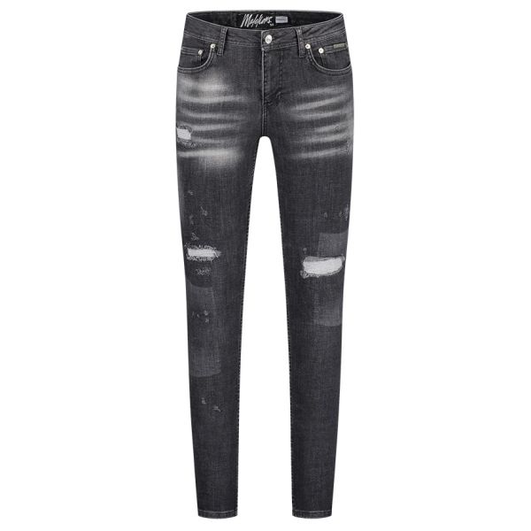 Malelions Destroyer Jeans Zwart