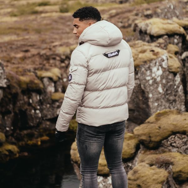 Malelions Donn Puffer Off White