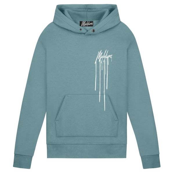 malelions dripped hoodie blauw