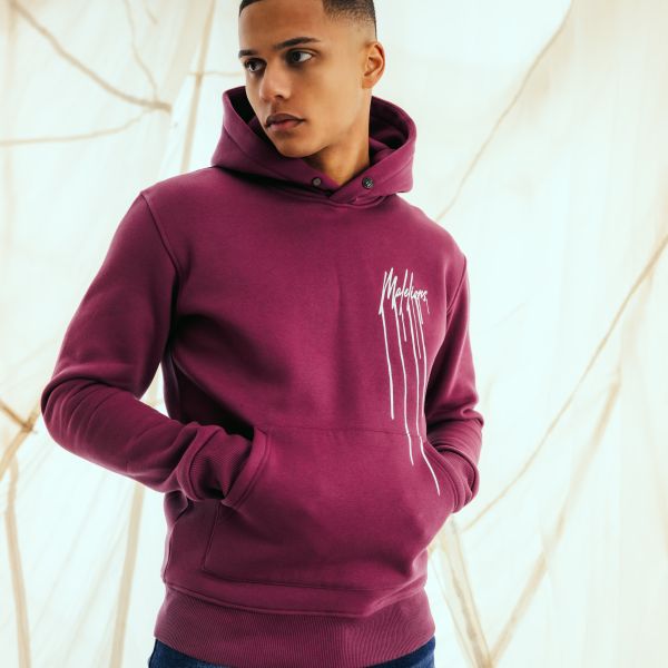 malelions dripped hoodie cherry