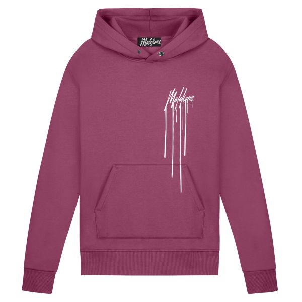 malelions dripped hoodie cherry
