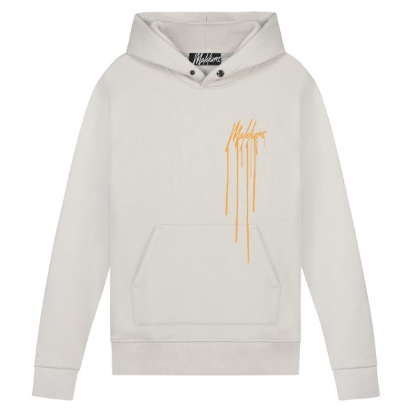 malelions dripped hoodie licht grijs 1