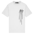 Malelions Dripped T-shirt Wit