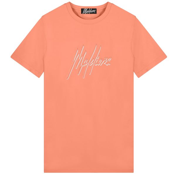malelions duo essential t-shirt peach