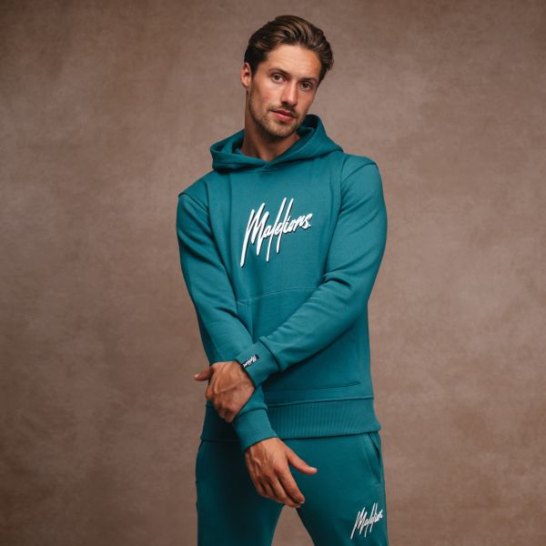 Malelions Duo Essentials Hoodie Blauw