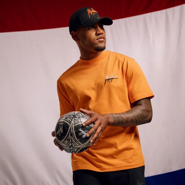 Malelions EK2024 Split T-shirt Oranje