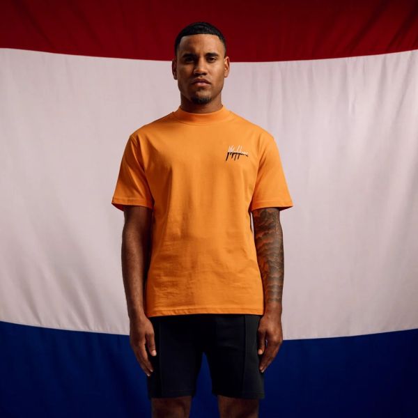 Malelions EK2024 Split T-shirt Oranje