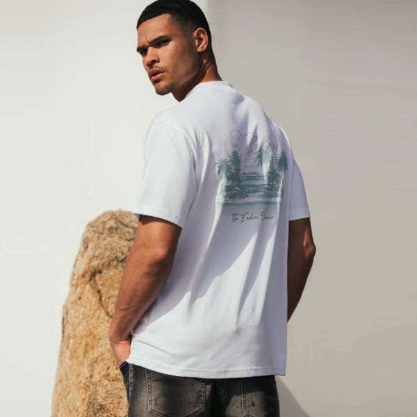 Malelions Endless Summer T-shirt Wit