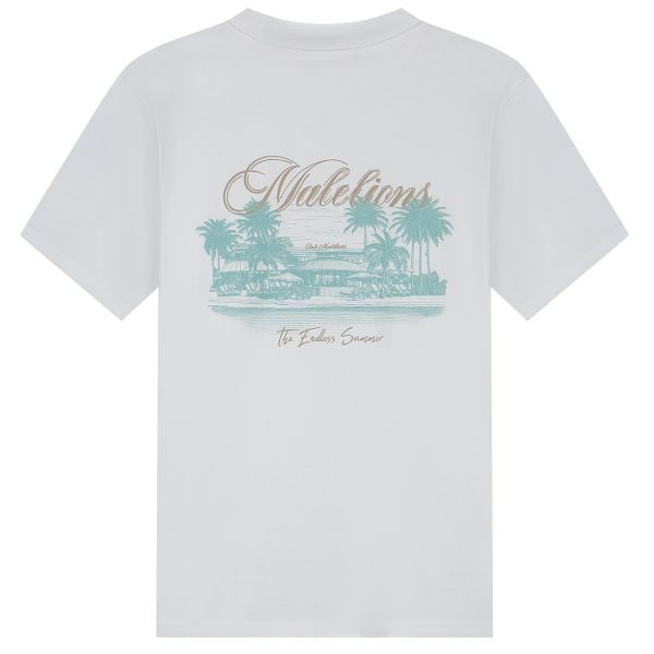 Malelions Endless Summer T-shirt Wit
