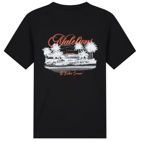 Malelions Endless Summer T-shirt Zwart