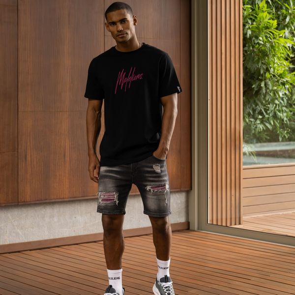 malelions essential t-shirt zwart