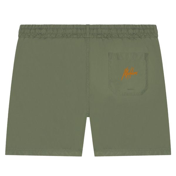 malelions essential zwembroek donker groen