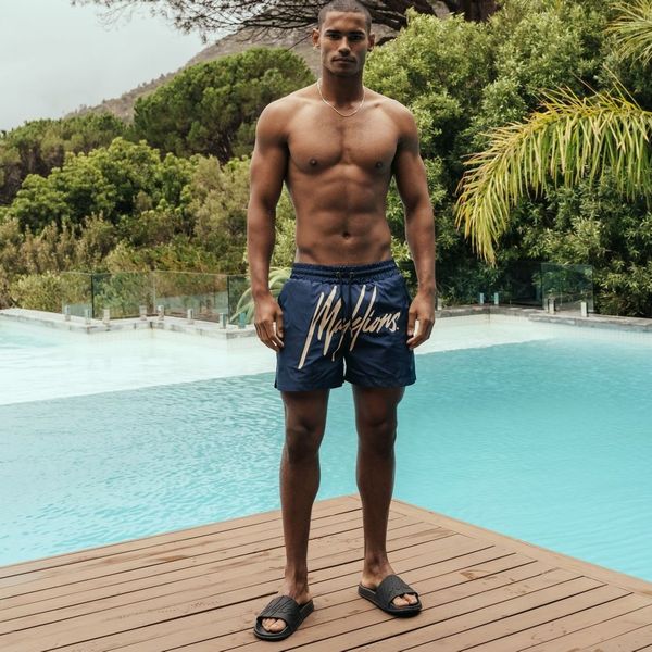 malelions essential zwembroek navy