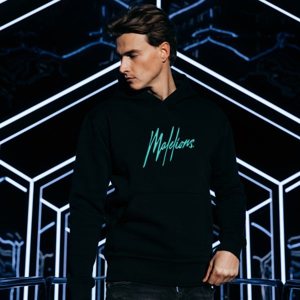 Malelions Essentials Hoodie Zwart