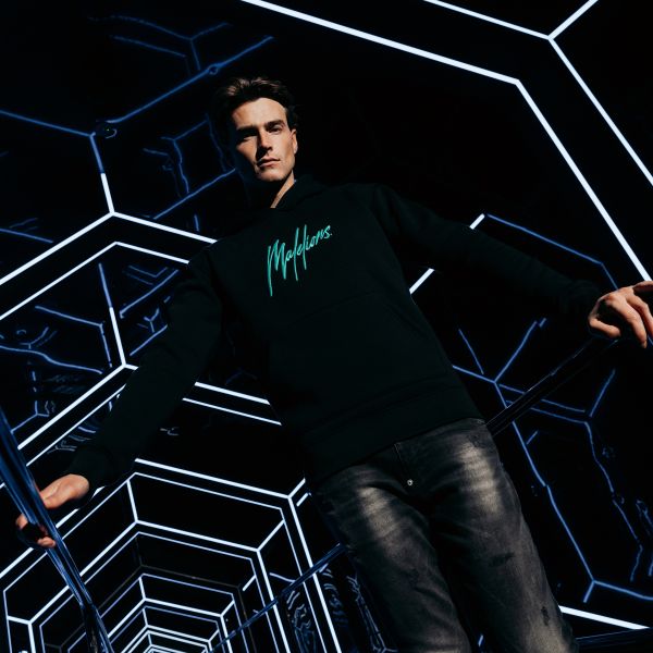 Malelions Essentials Hoodie Zwart