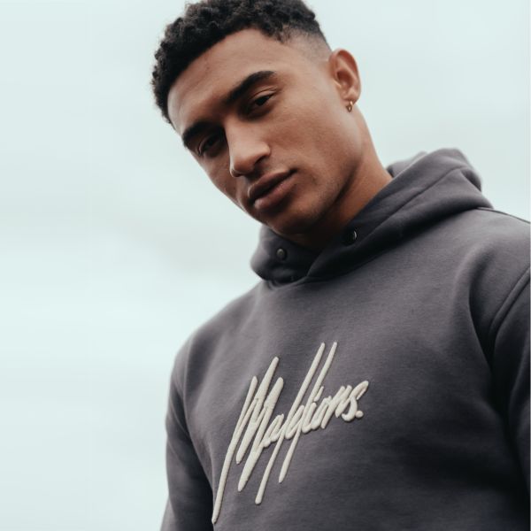 Malelions Essentials Hoodie Antraciet