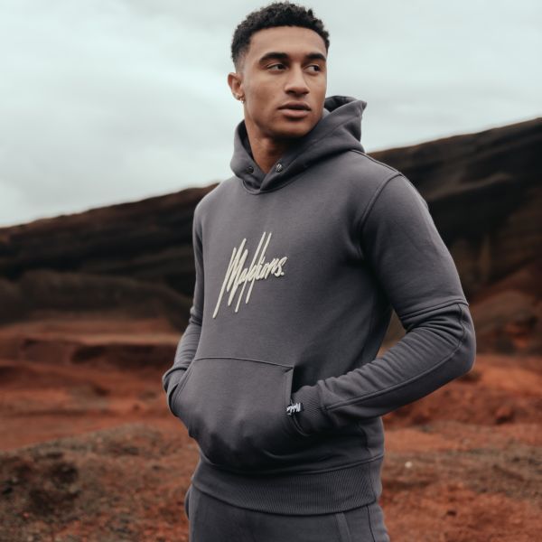 Malelions Essentials Hoodie Antraciet