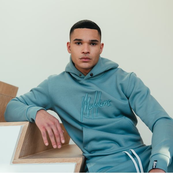 Malelions Essentials Hoodie Blauw