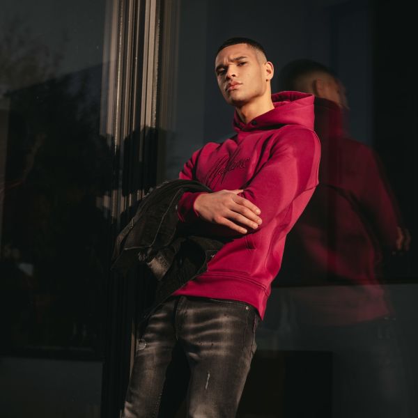 Malelions Essentials Hoodie Cherry