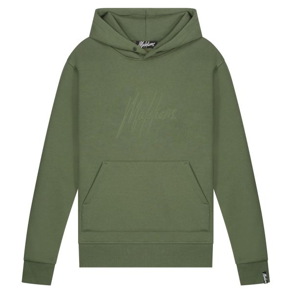 Malelions Essentials Hoodie Donker Groen