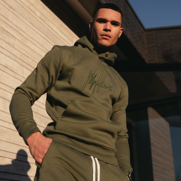 Malelions Essentials Hoodie Donker Groen