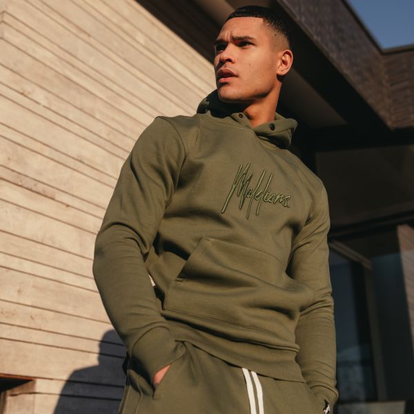 Malelions Essentials Hoodie Donker Groen