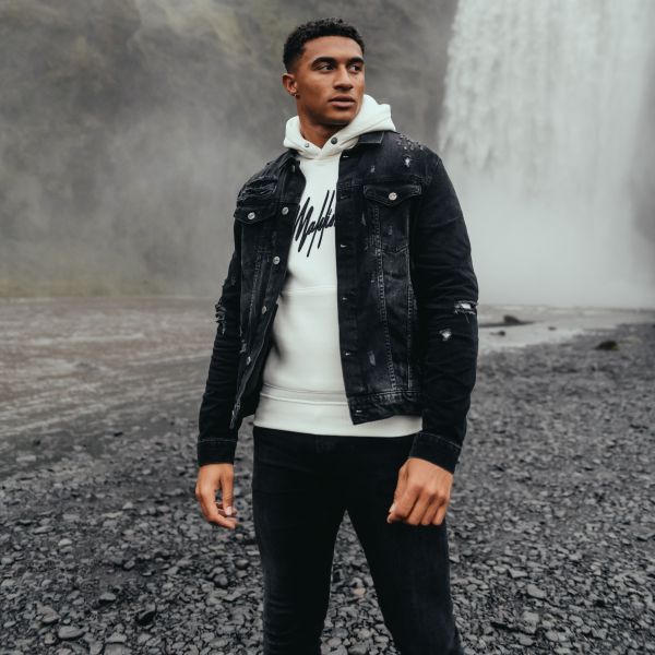 Malelions Essentials Hoodie Off White