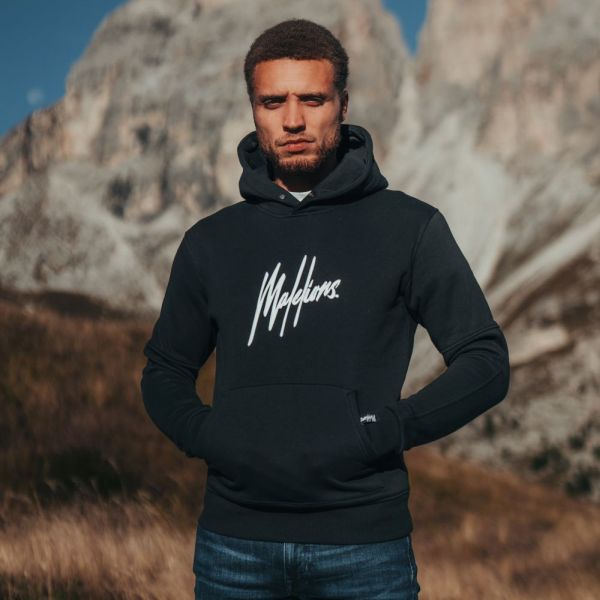 Malelions Essentials Hoodie Zwart