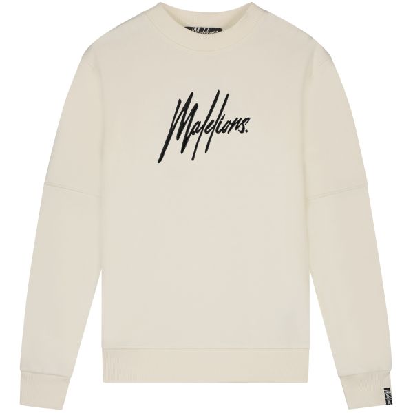 malelions essentials sweater off white