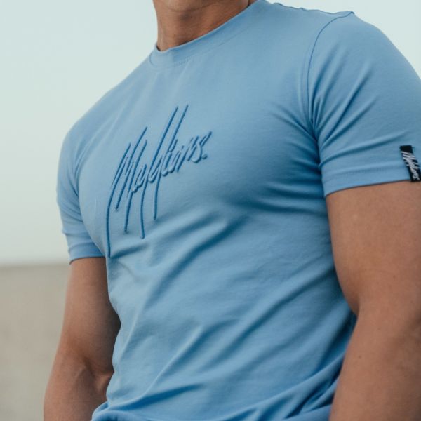 Malelions Essentials T-shirt Licht Blauw
