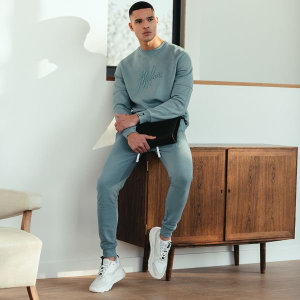 Malelions Essentials Trainingsbroek Blauw