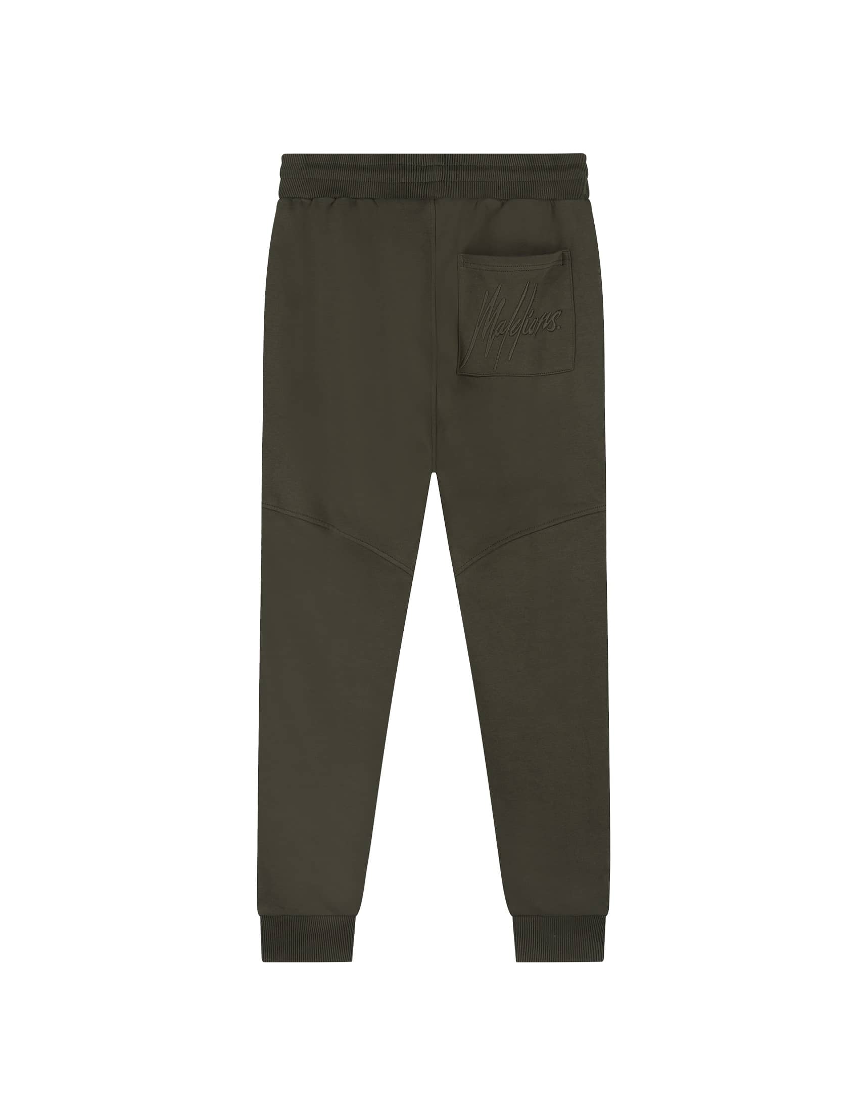 Malelions Essentials Trainingsbroek Donker Groen