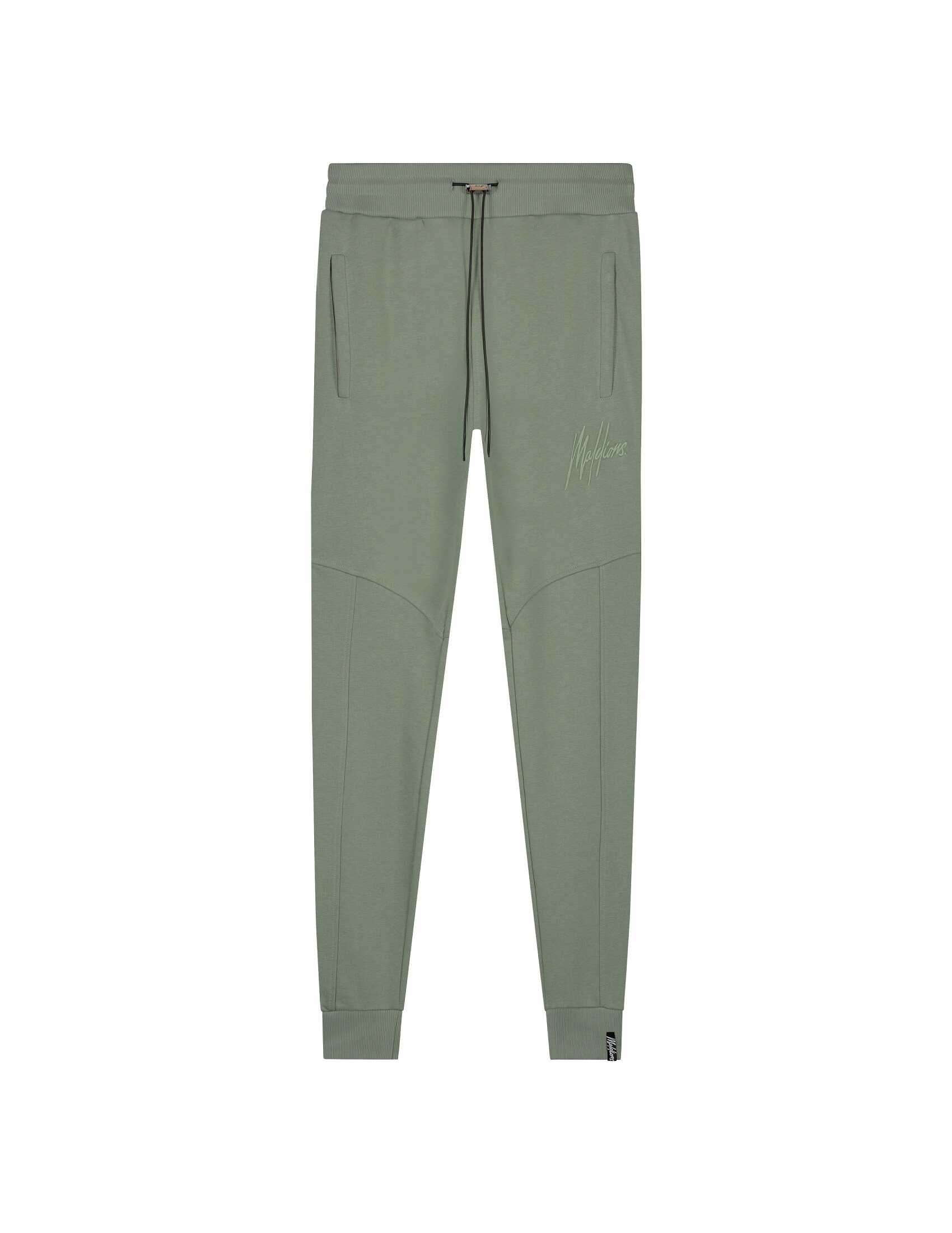 Malelions Essentials Trainingsbroek Donker Groen M1-SS22-23