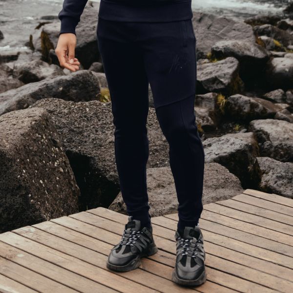 Malelions Essentials Trainingsbroek Navy
