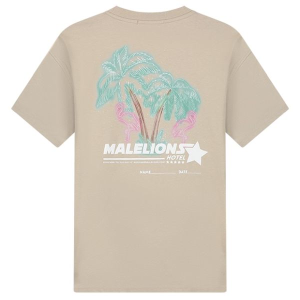 Malelions Hotel T-shirt Beige