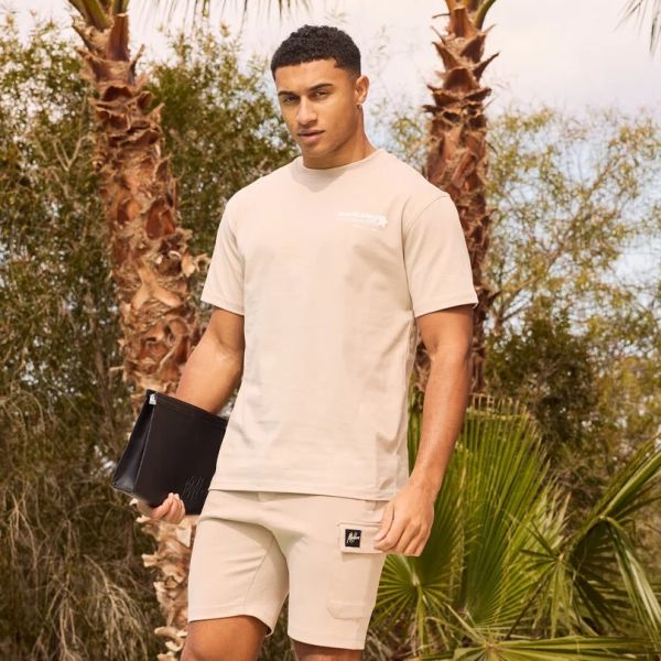 Malelions Hotel T-shirt Beige