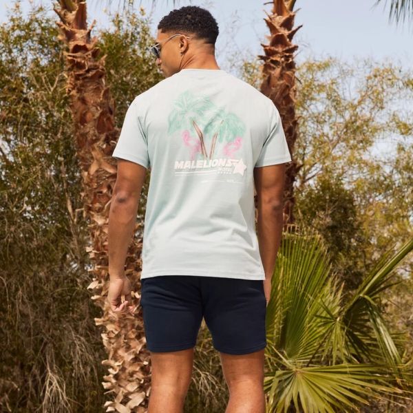 Malelions Hotel T-shirt Licht Blauw